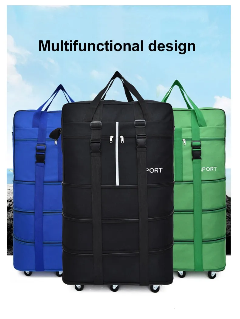 28 32 Inch Luggage Travel Bag Large Capacity Universal Wheel Women Trolley Case Multifunction