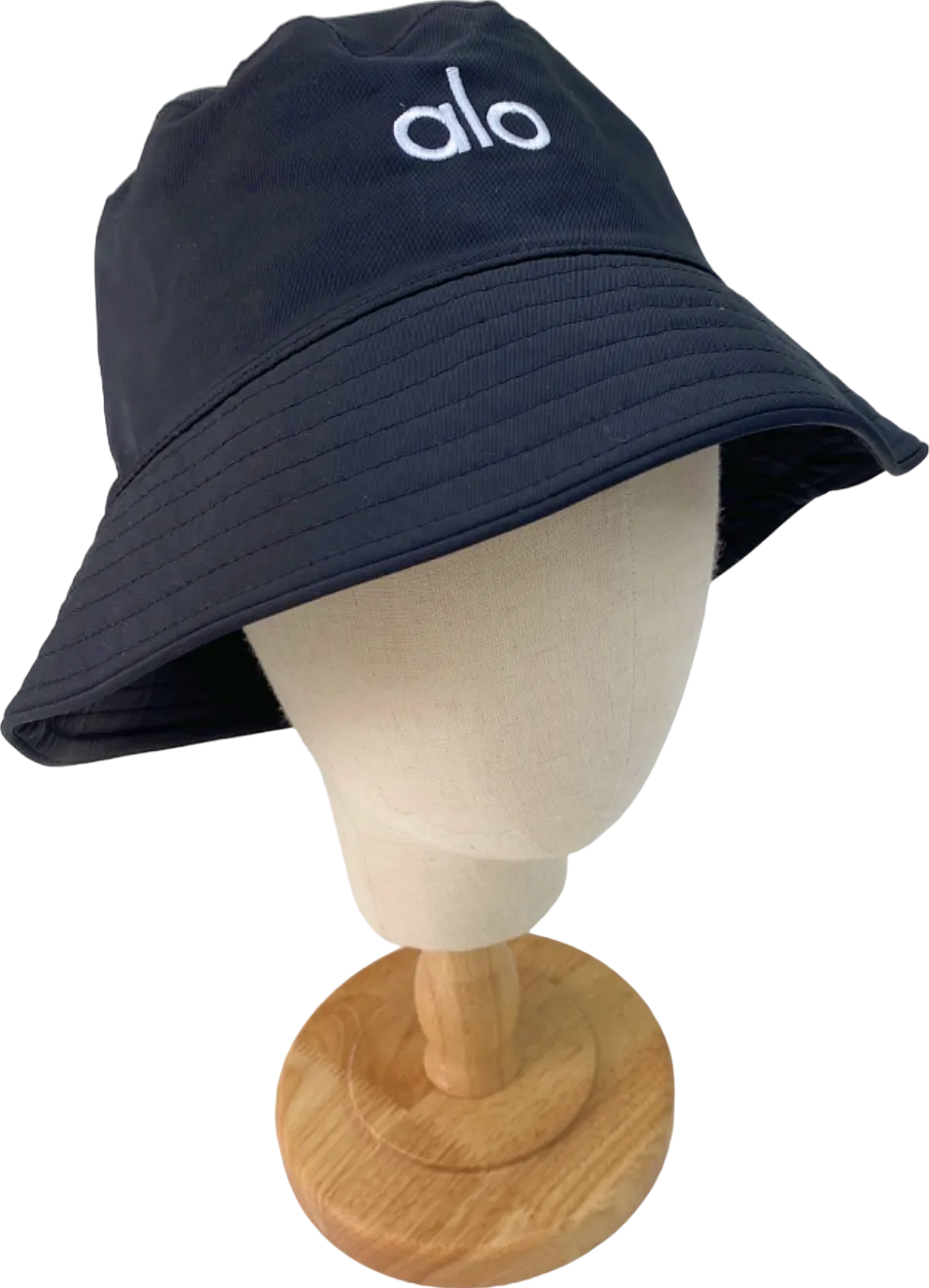 Stylish Alo Yoga Black Fundamental Bucket Hat - Size S/M for Ultimate Comfort and Versatility