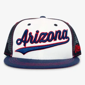 Arizona Cursive Flatbill Snapback Hat