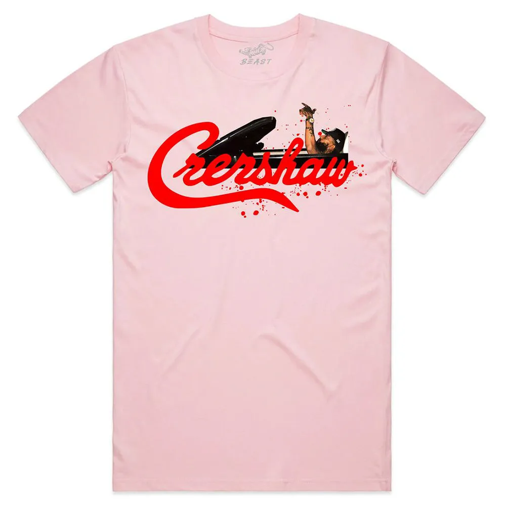 BEAST Men Crenshaw T-Shirt (Pink)