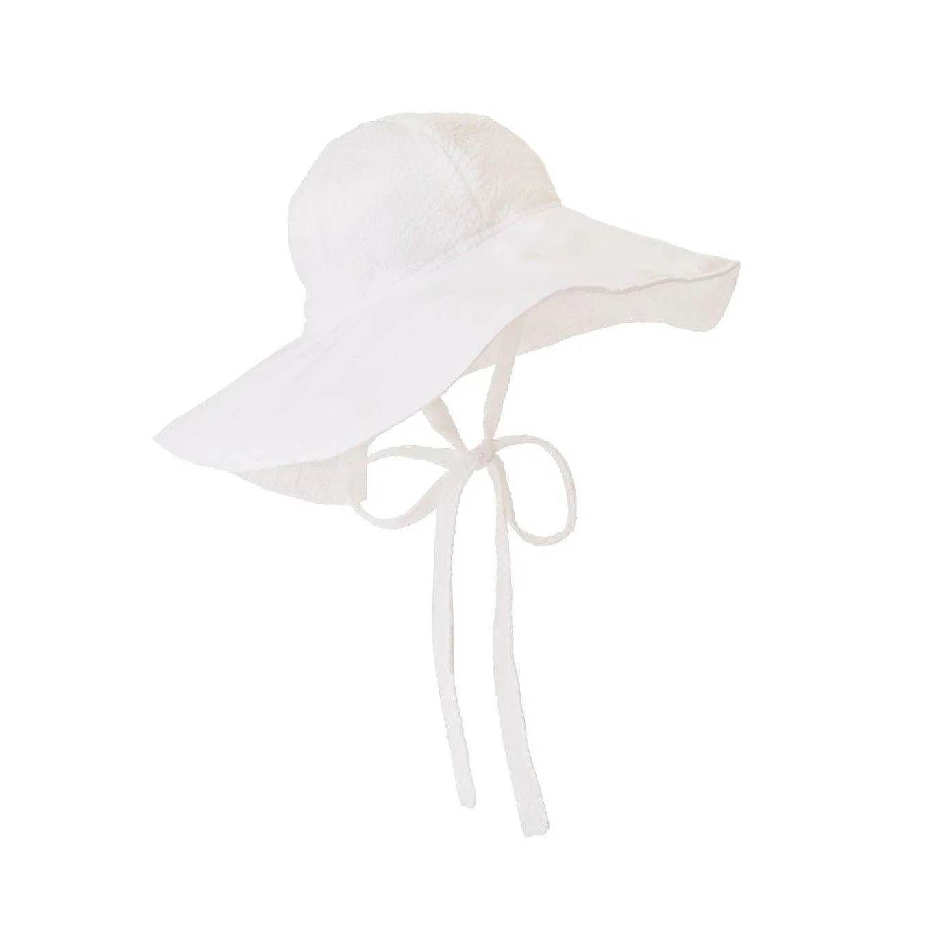 Beaufort Bonnet Cissy Sunhat, Worth Avenue White Seersucker