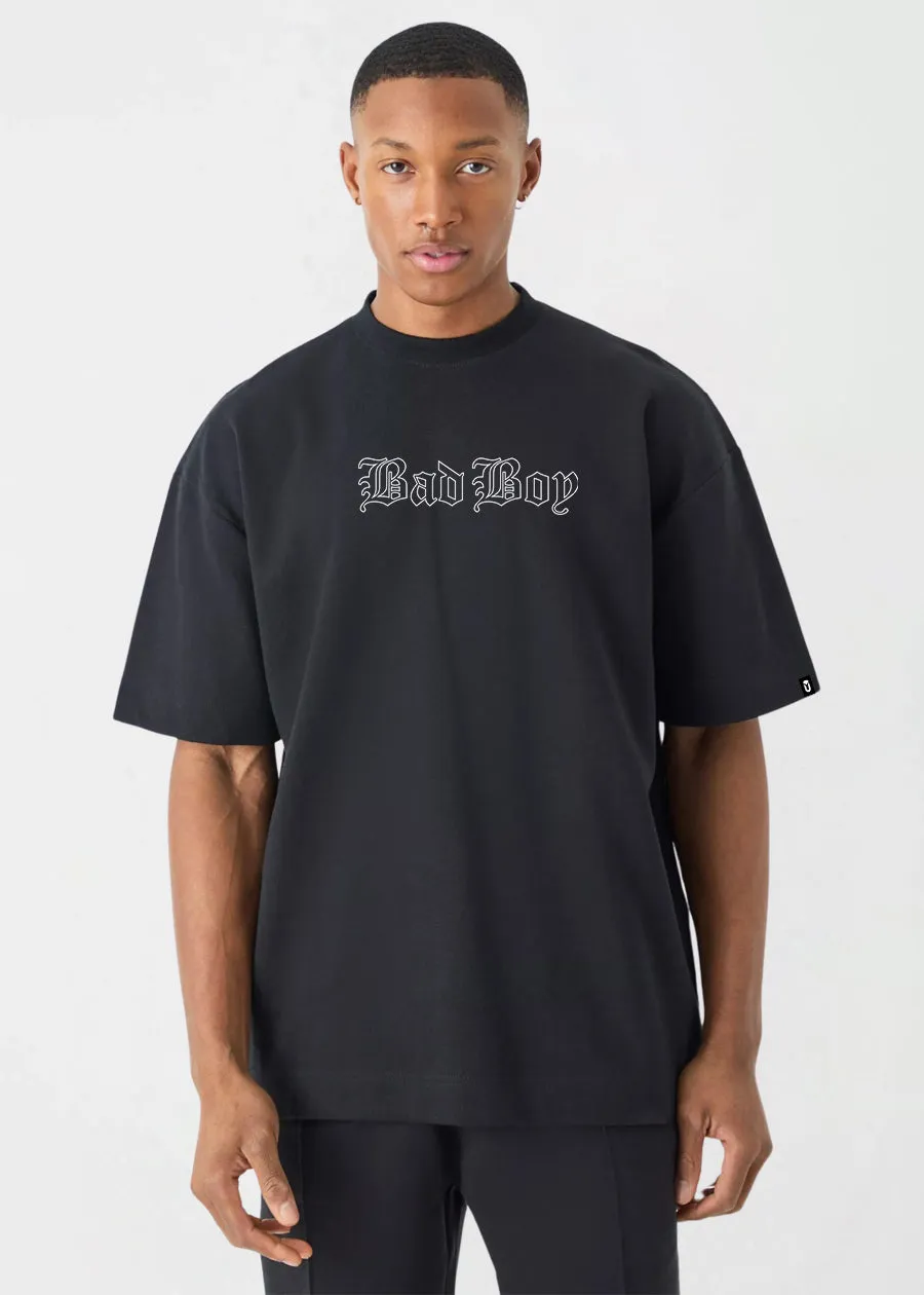 Beware Bad Boy Men Oversized Printed T-Shirt