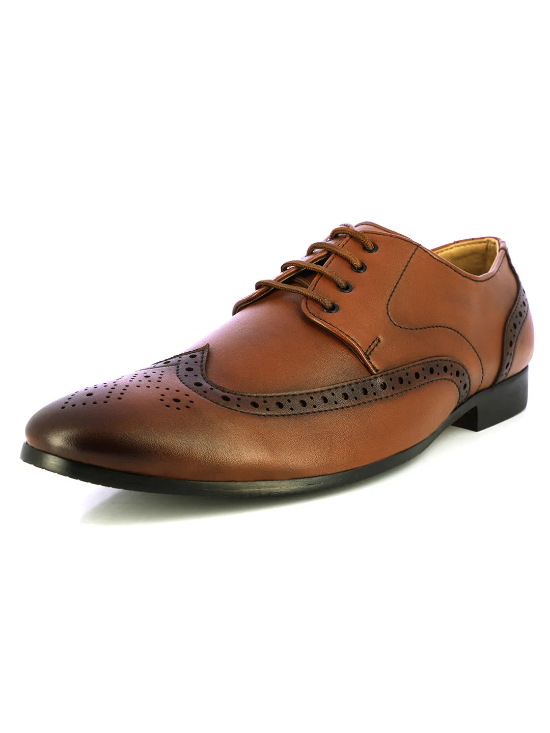 Alberto Torresi Koustom Tan Formal Shoes