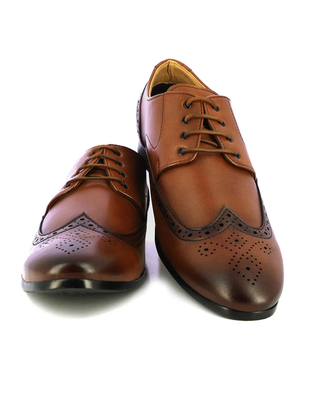 Alberto Torresi Koustom Tan Formal Shoes