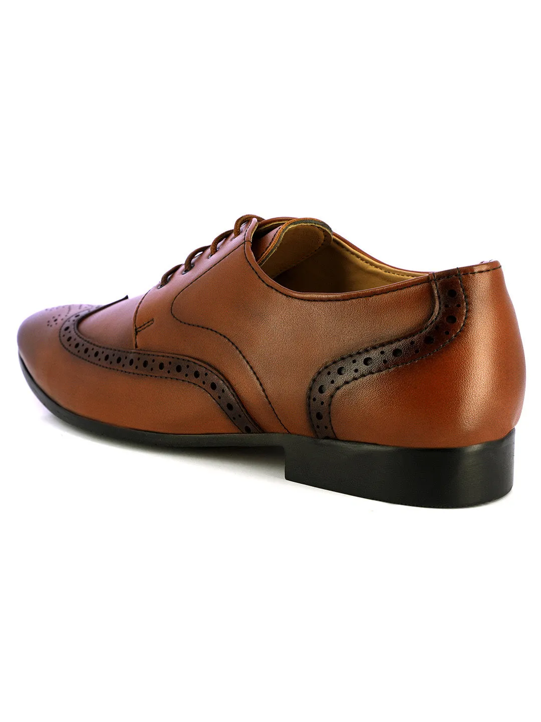 Alberto Torresi Koustom Tan Formal Shoes