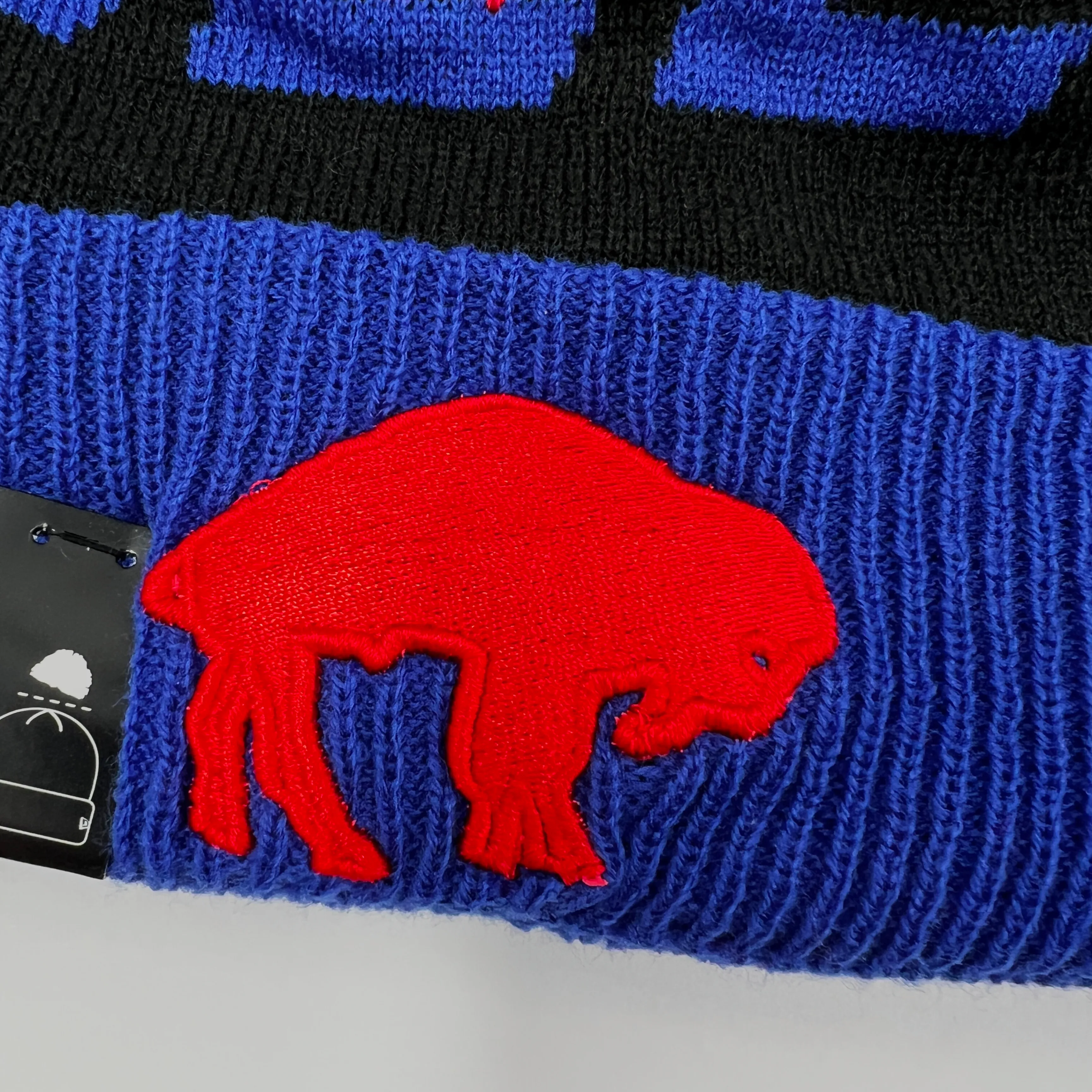 Buffalo Bills Standing Buffalo NFL 2022 Official Draft Beanie