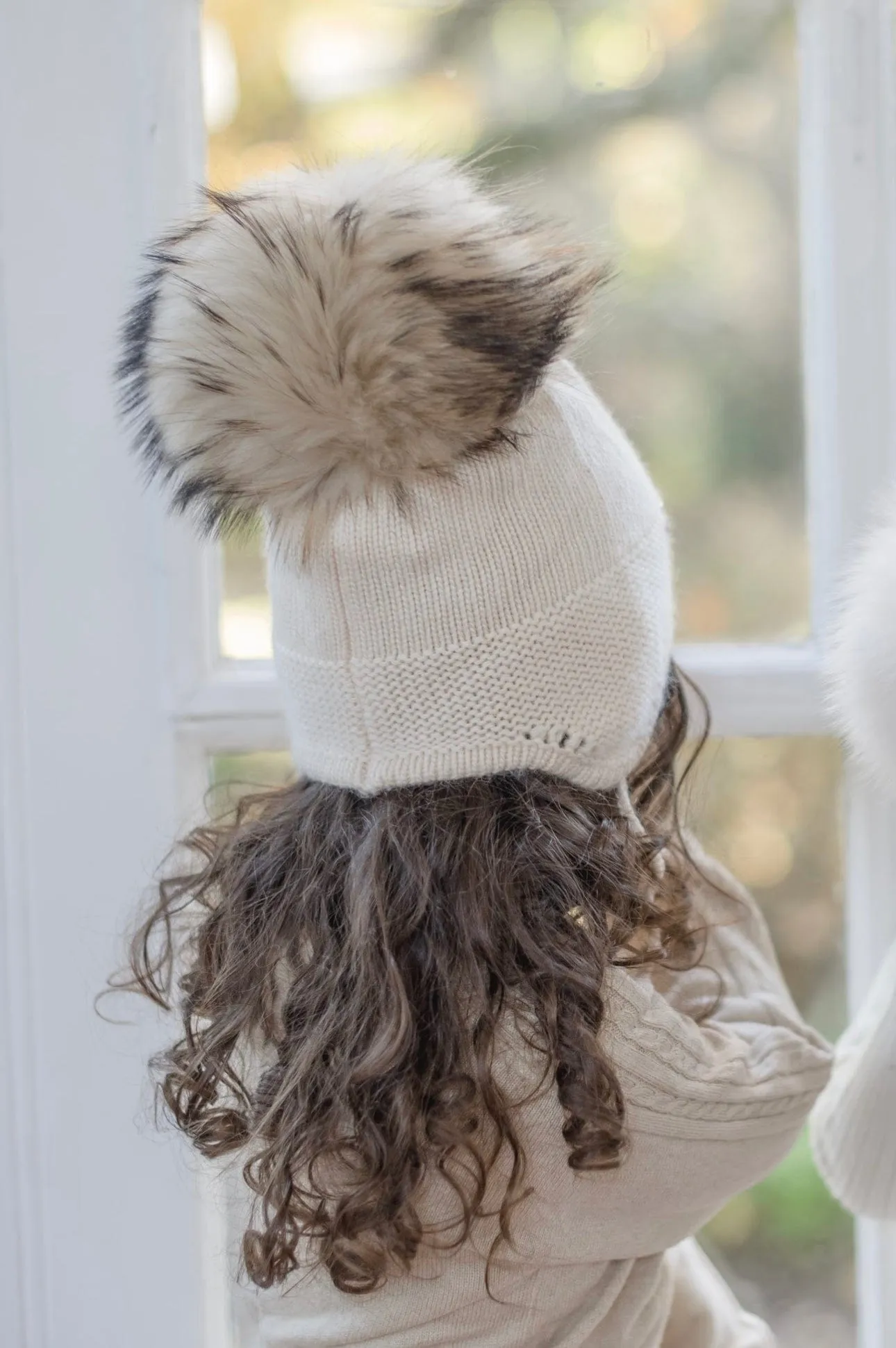 Cashmere Aviator Pom Hat