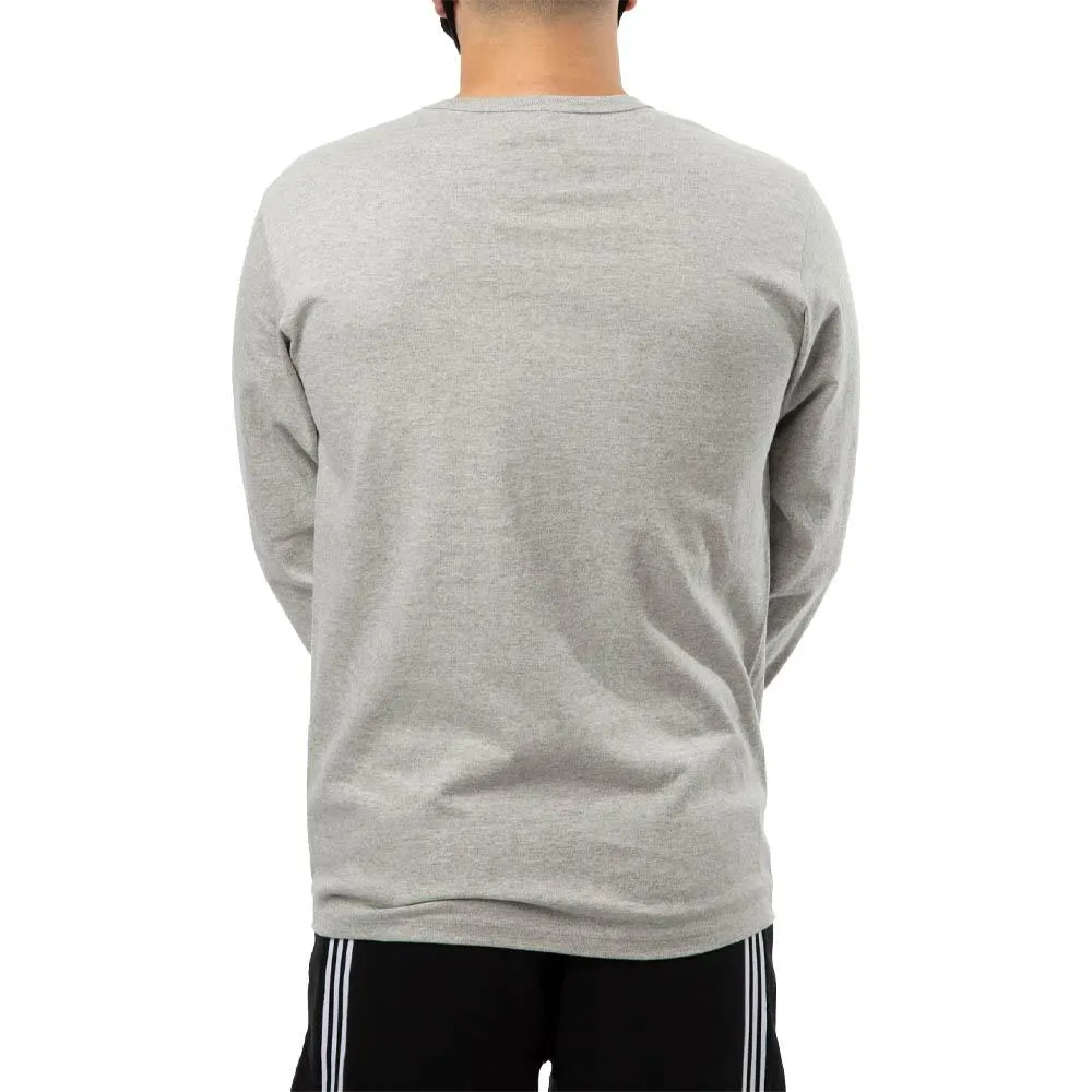 Champion Men Heritage Tee Long Sleeves (Oxford Grey)