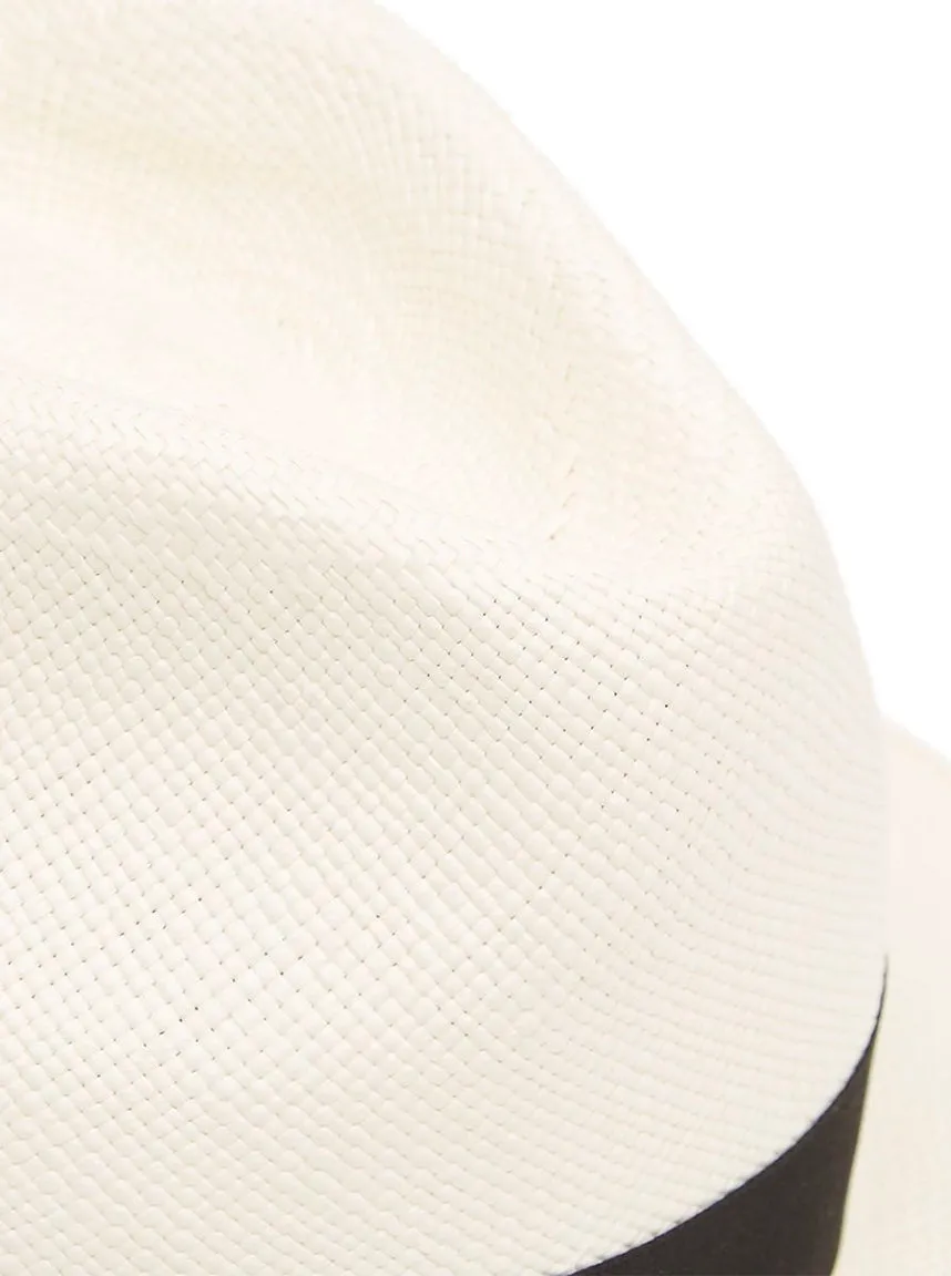 Christys' Classic Down Brim Panama with Black Band