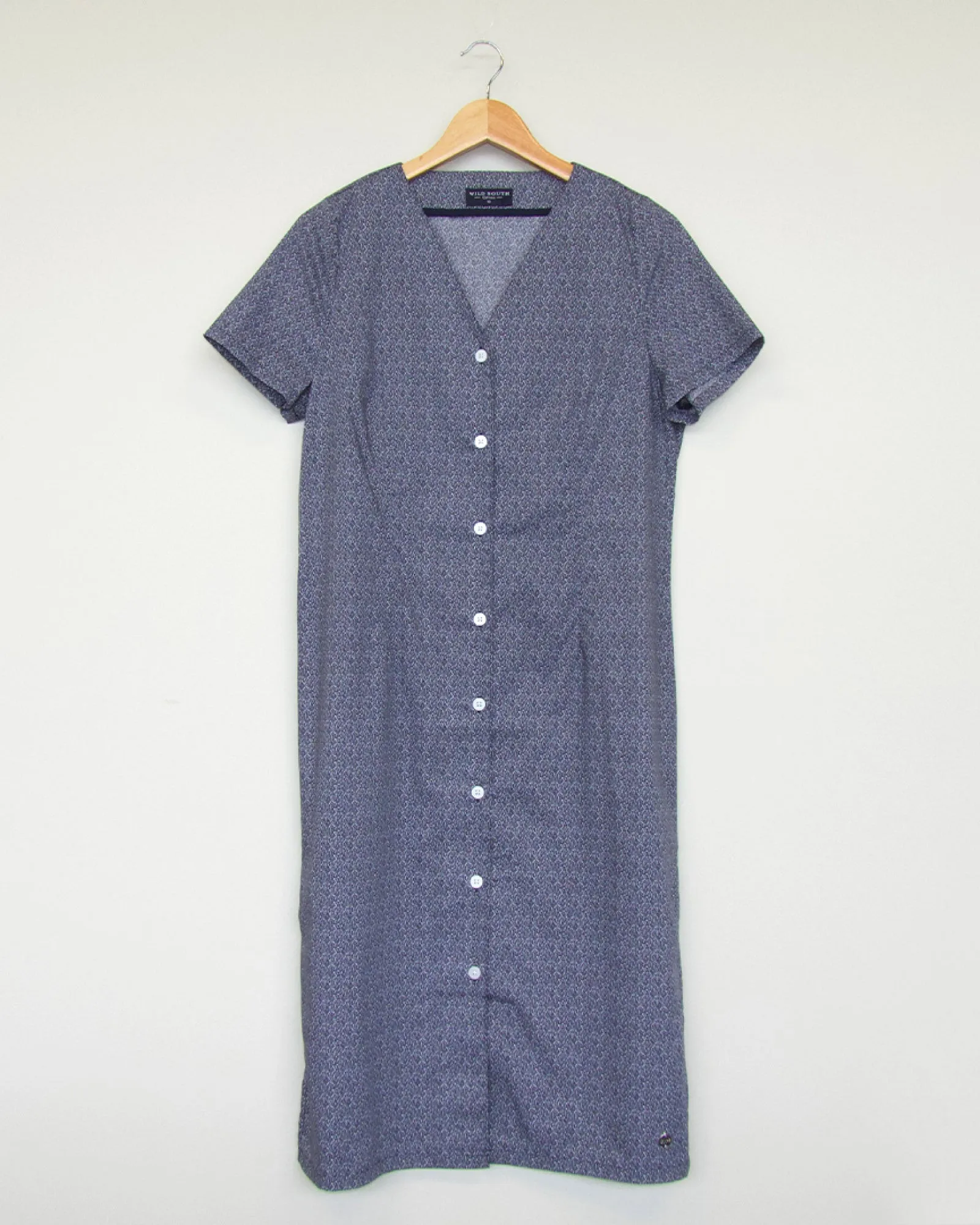 COTTON BUTTON MIDI DRESS2