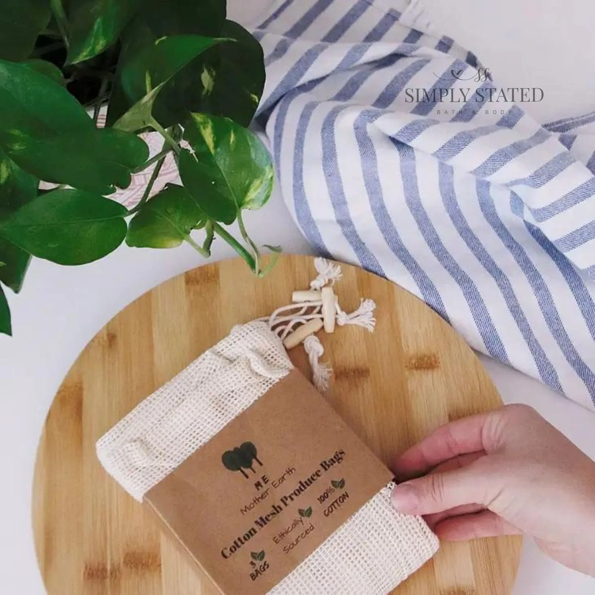 Cotton Mesh Produce Bags