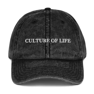 Culture of Life Vintage Cotton Cap