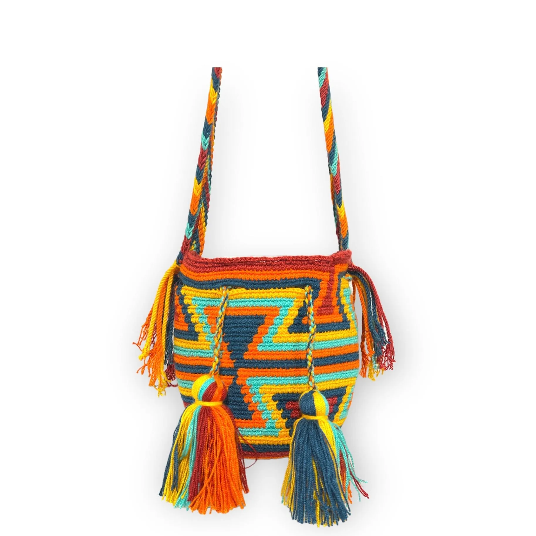 Desert Sunset Mini Crochet Bags