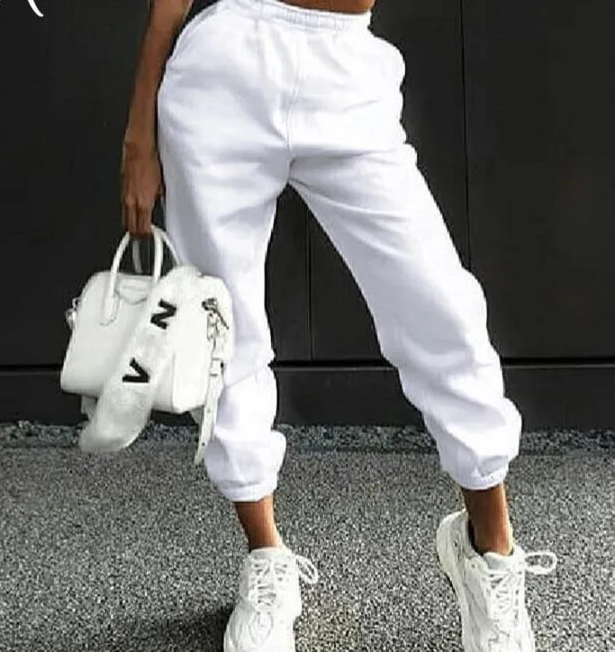 Joggers Wide Leg SweatPants Women High Waist Pants Streetwear