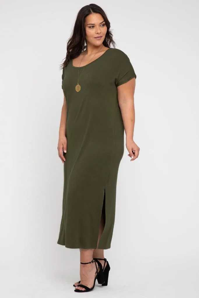 Elsie Dress - Dark Olive