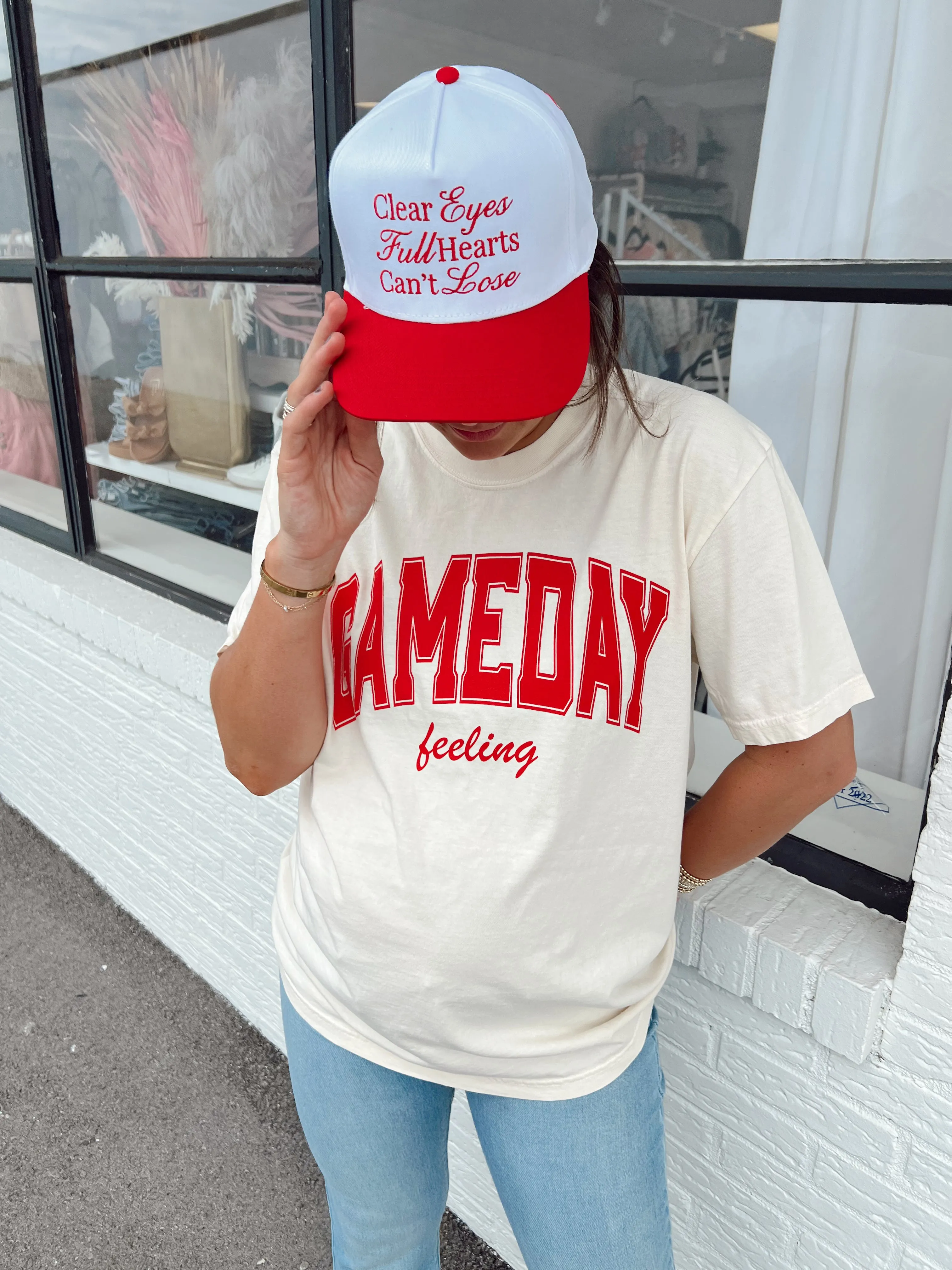 Football Two Tone Trucker Hat