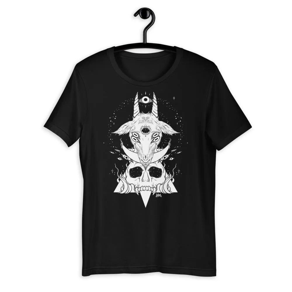 Goat & Skull, Unisex T-Shirt, Black