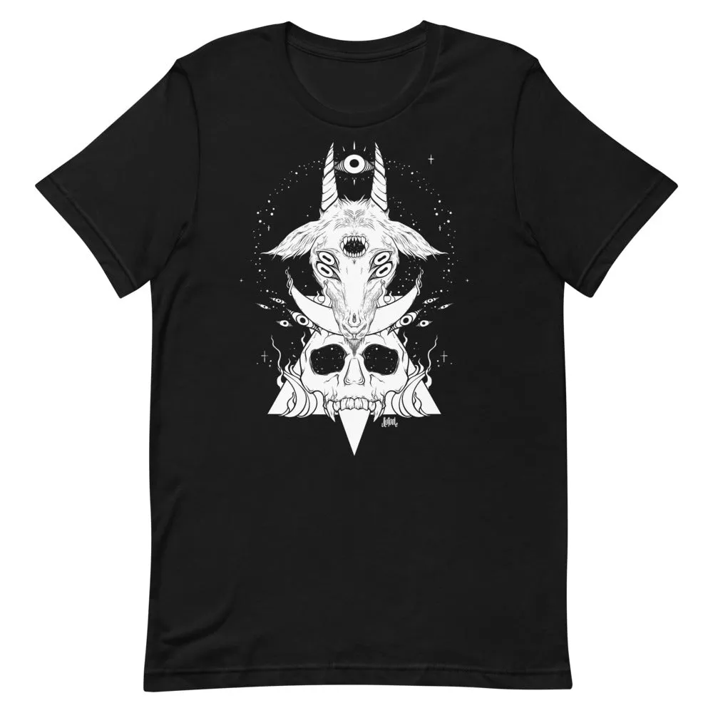 Goat & Skull, Unisex T-Shirt, Black