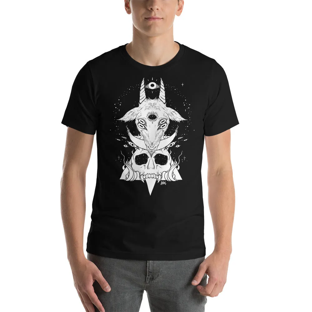 Goat & Skull, Unisex T-Shirt, Black