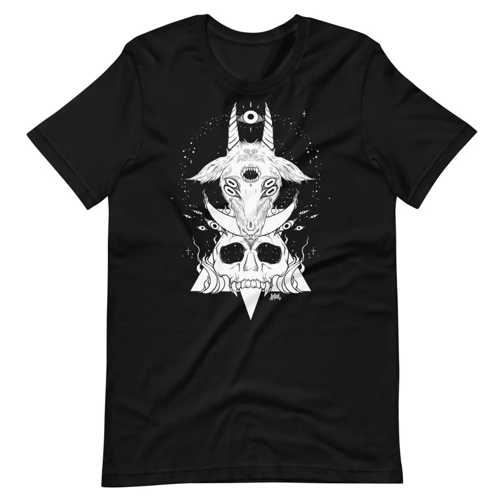 Goat & Skull, Unisex T-Shirt, Black