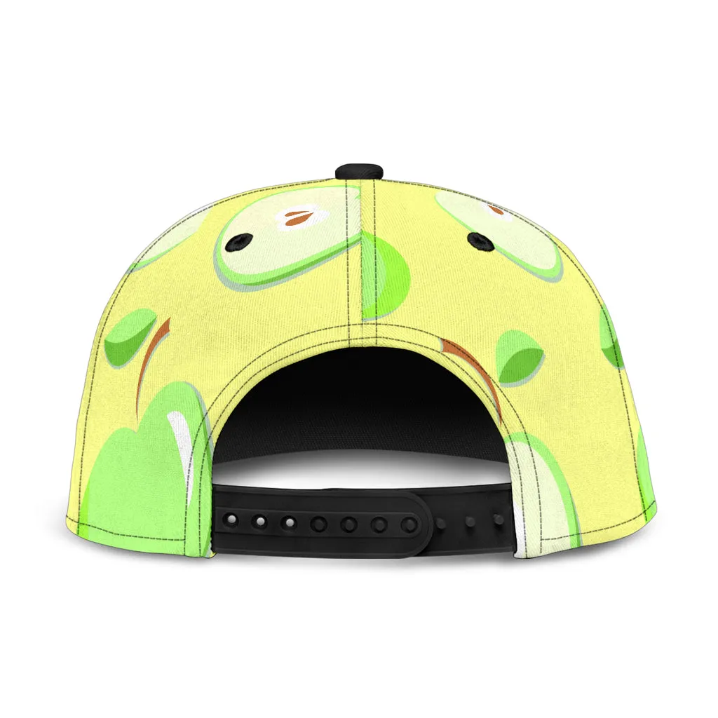 Green apples snapback hat