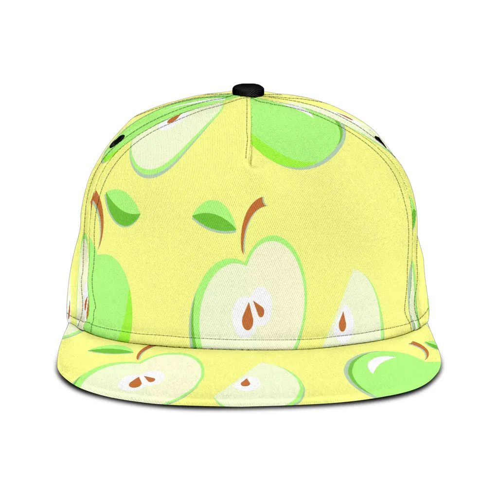 Green apples snapback hat