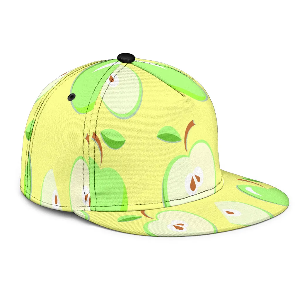 Green apples snapback hat