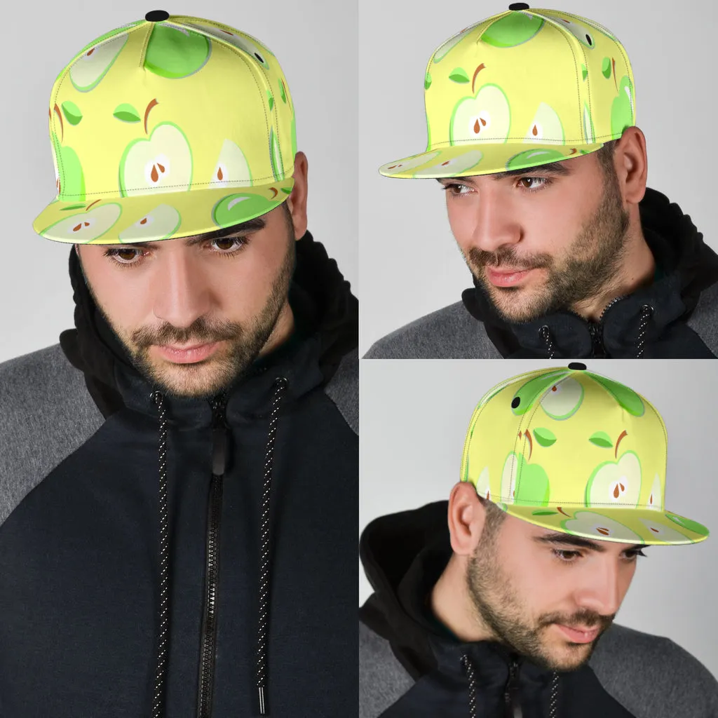 Green apples snapback hat