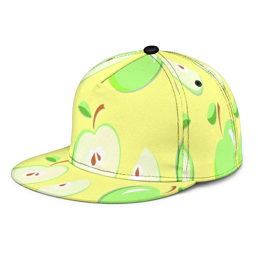 Green apples snapback hat