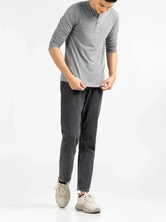 Grey Henley T-shirt