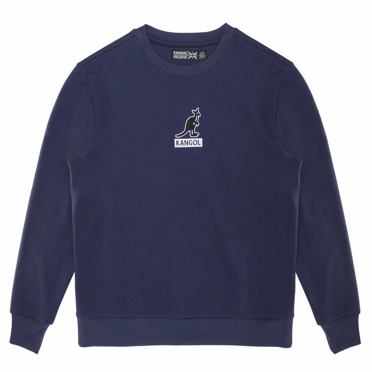 Kangol Classic Logo Popover Crewneck Fleece Sweatshirt - Big N Tall