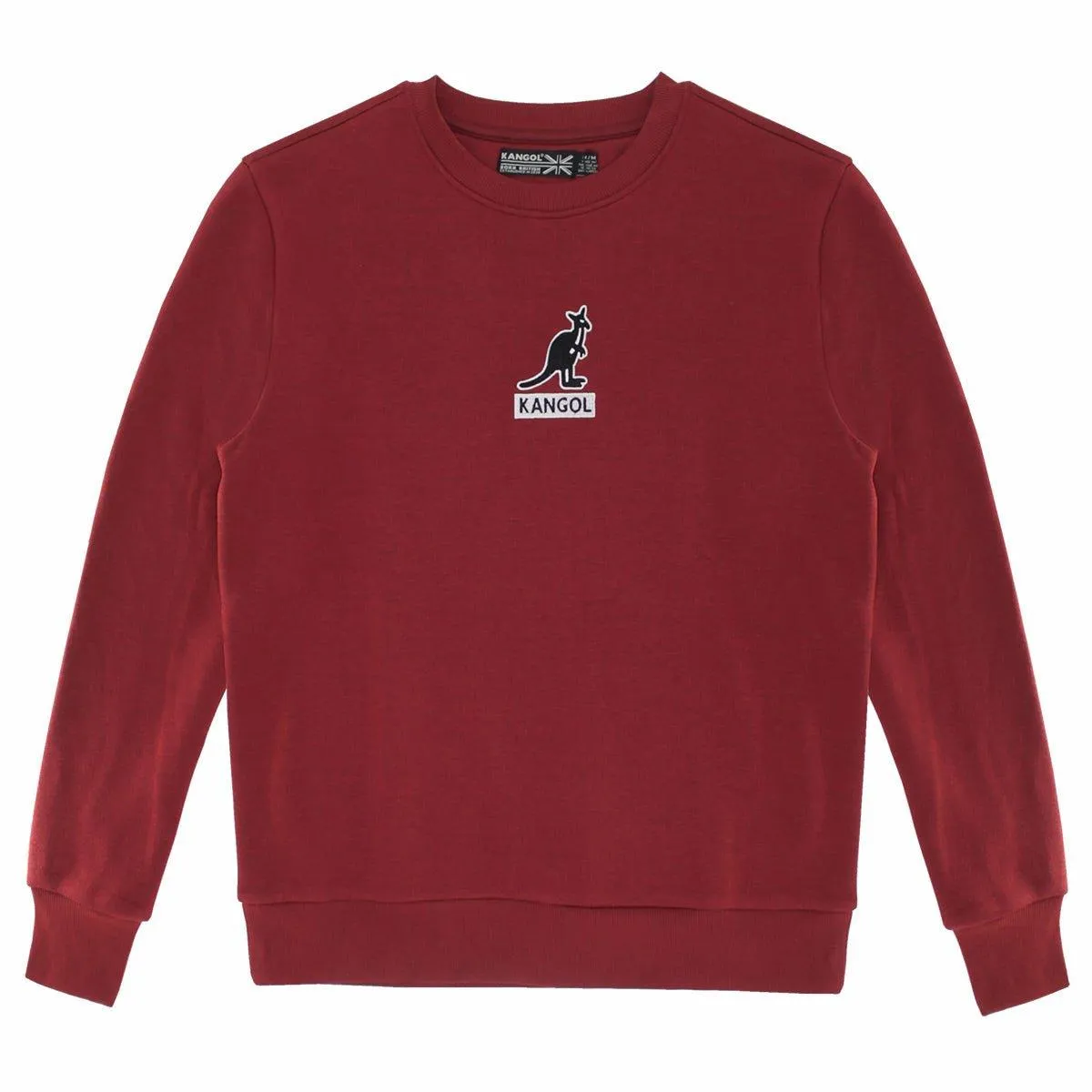 Kangol Classic Logo Popover Crewneck Fleece Sweatshirt - Big N Tall