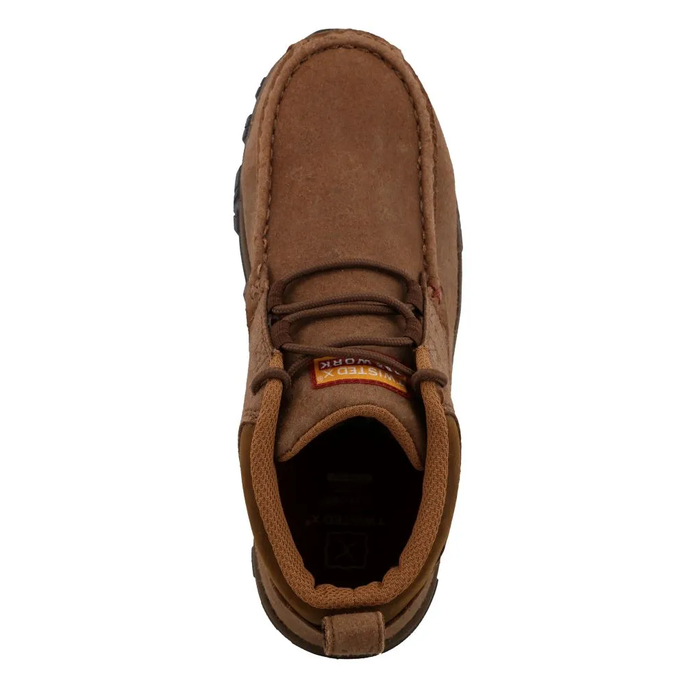 'Twisted X' Women's 4 Chukka Hiker WP Steel Toe - Brown Patina