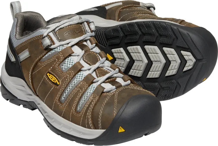 'Keen Utility' Women's Flint II EH Steel Toe - Cascade Brown / Surf Spray