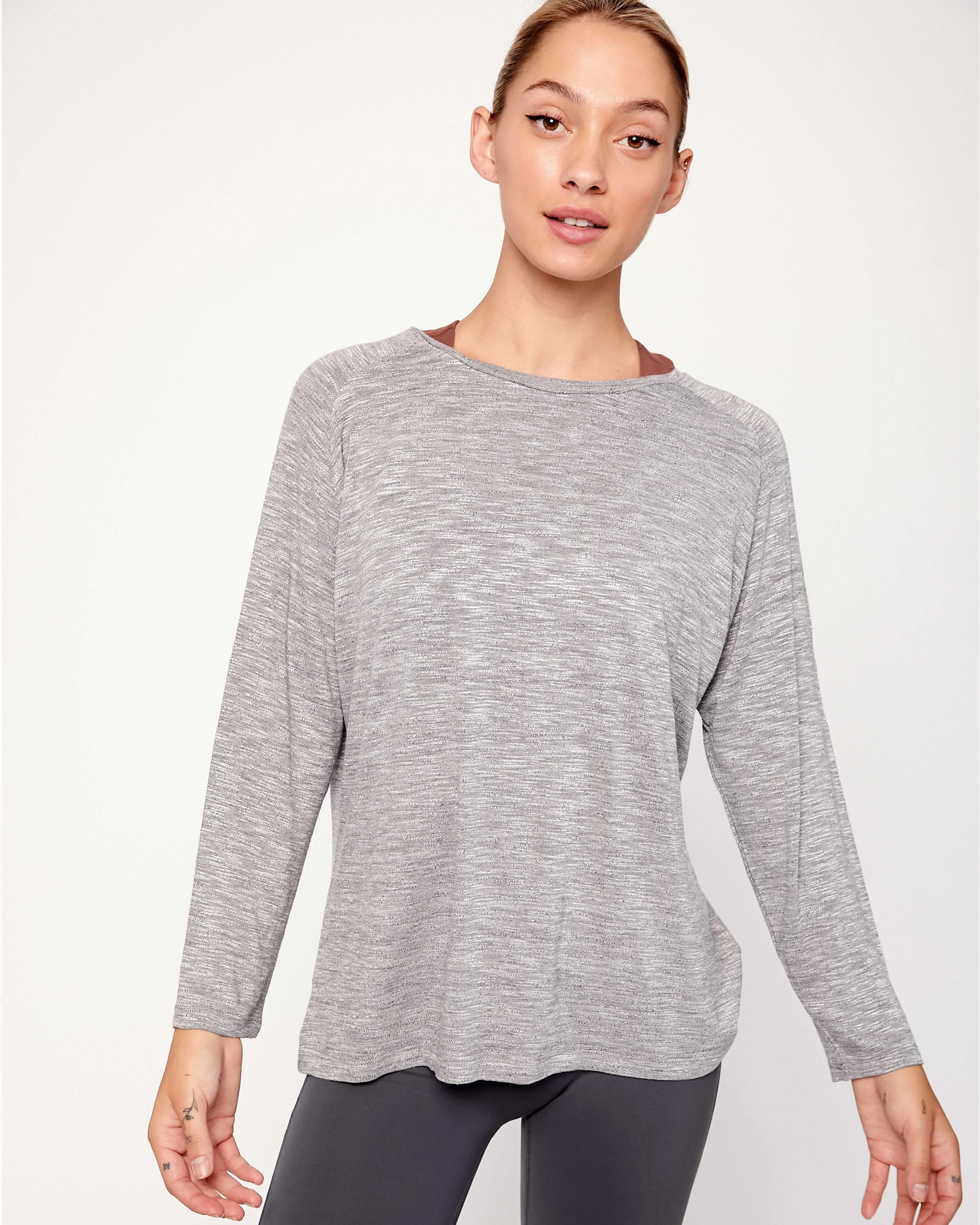 Kim Heathered Pullover