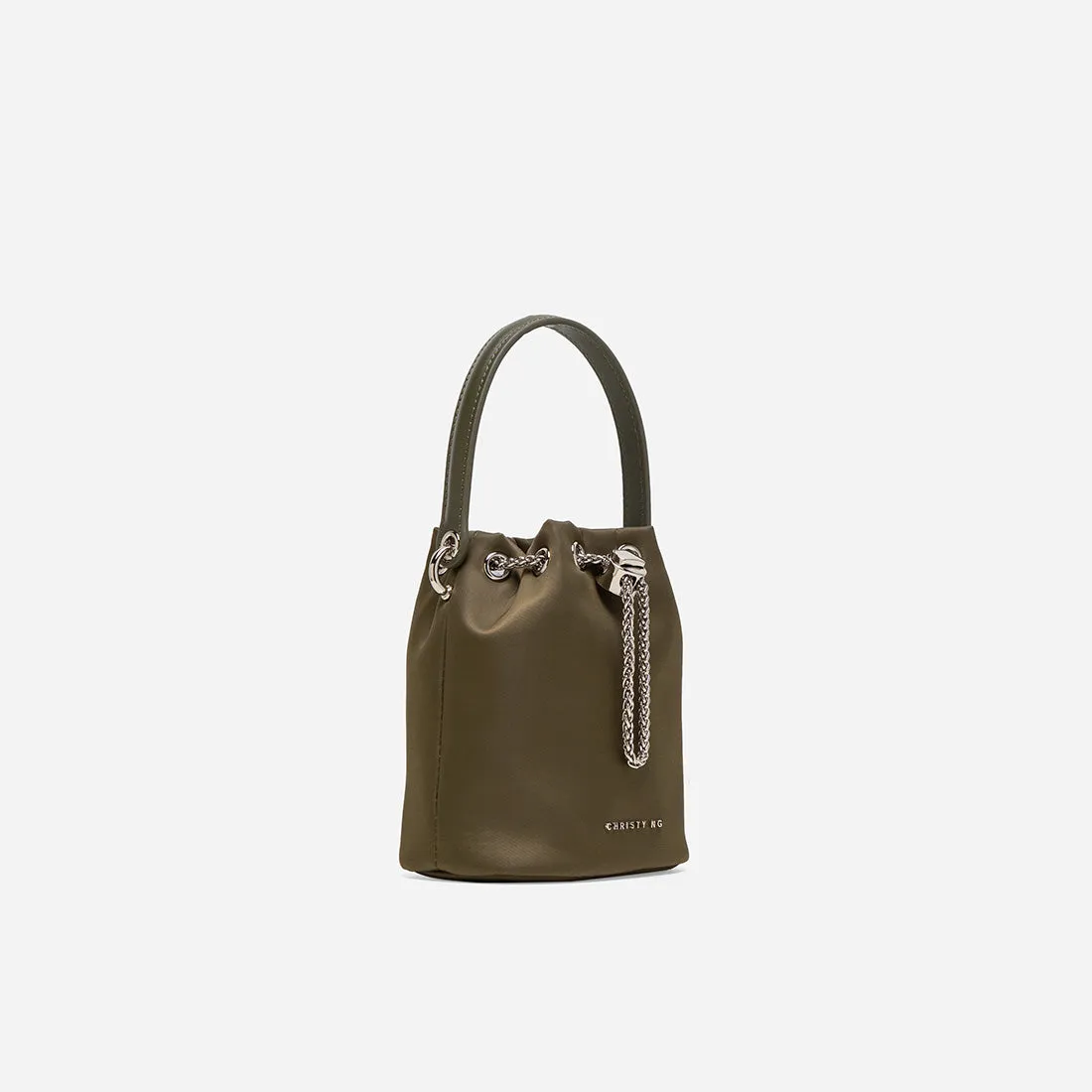 Maria Micro Nylon Bucket Bag