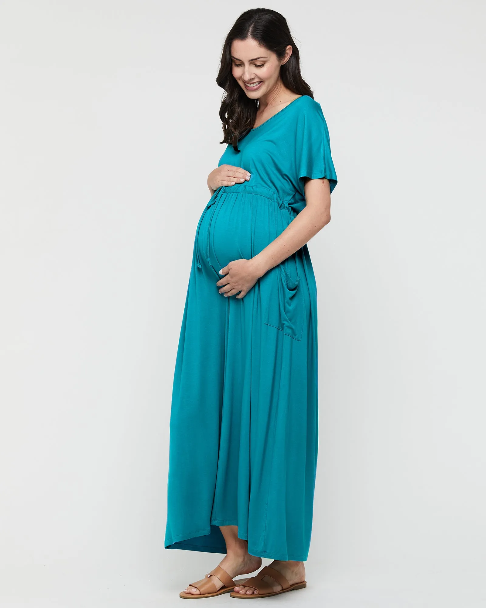 Mila Maxi Dress - Teal