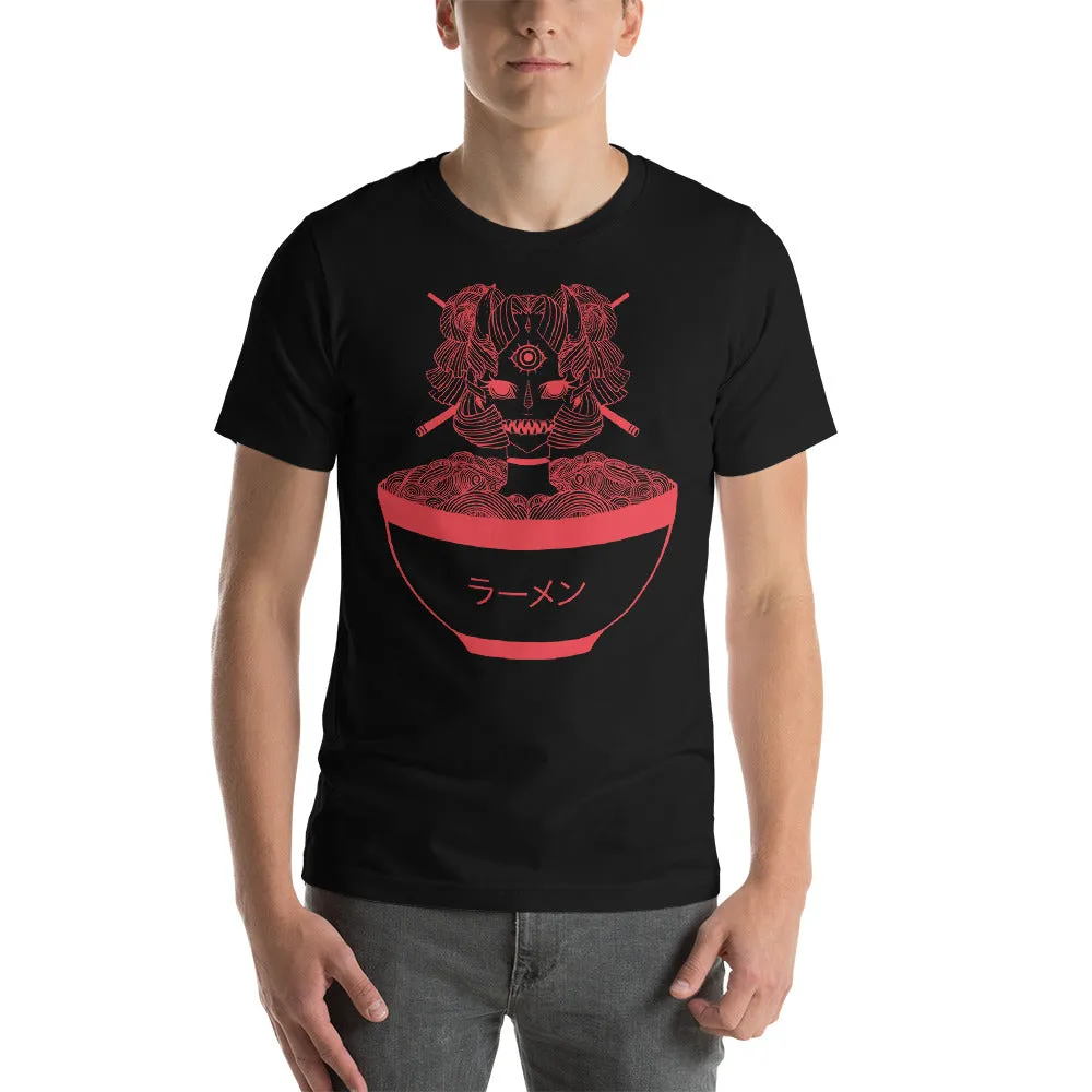 Monster Ramen, Black Unisex T-Shirt