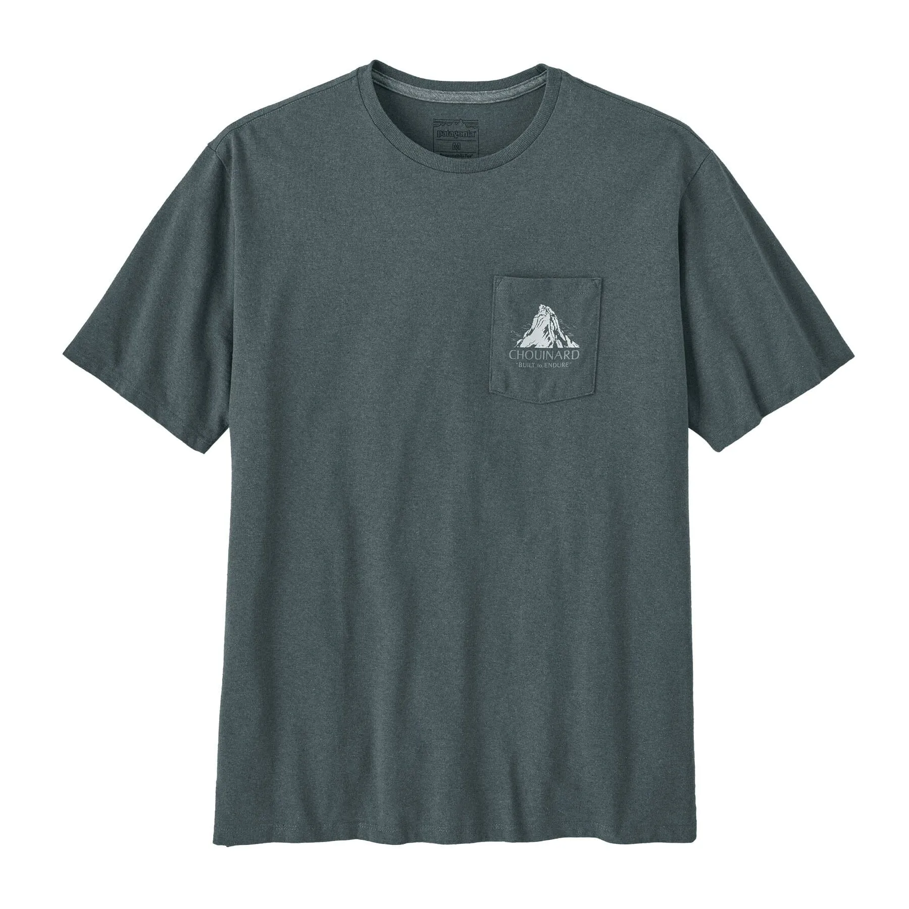 M's Chouinard Crest Pocket Responsibili T-shirt - 100% Recycled Fabric