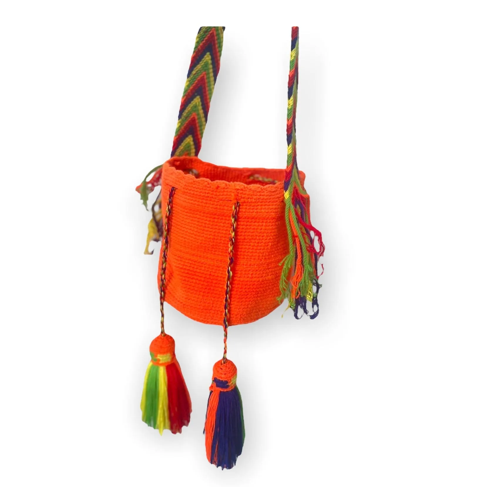 Neon Crochet Bags | Mini /Small Solid Neon Colors