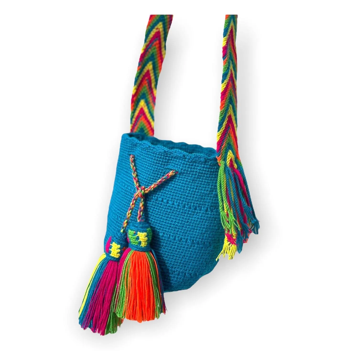 Neon Crochet Bags | Mini /Small Solid Neon Colors