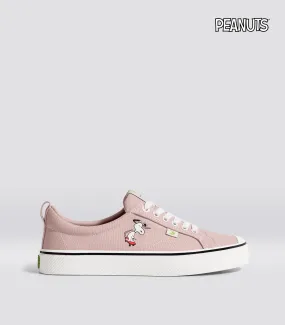 PEANUTS OCA Low Snoopy Skate Rose Canvas Sneaker Men