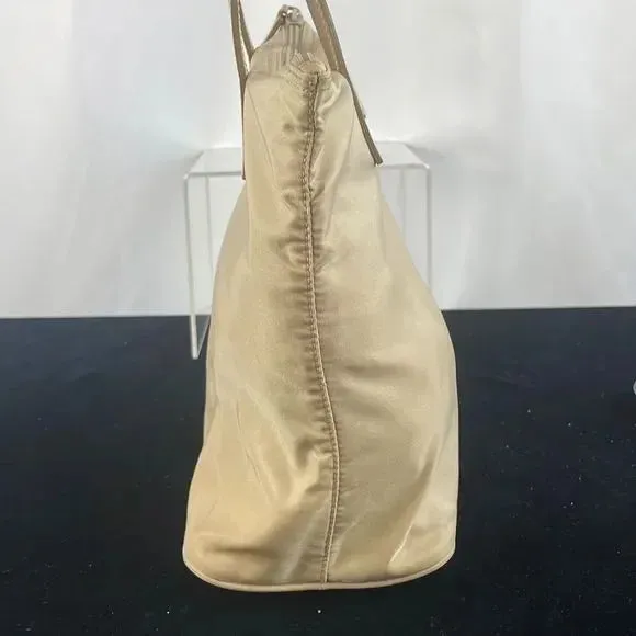 Prada Tan Nylon Mini Tote Bag