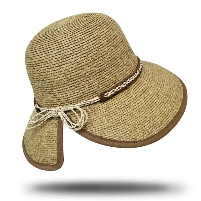 Raffia Cloche Hat-SL352