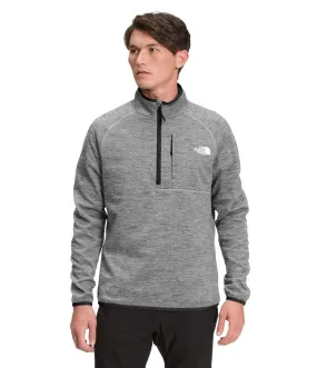 'The North Face' Men's Canyonlands Half Zip - Medium Grey Heather