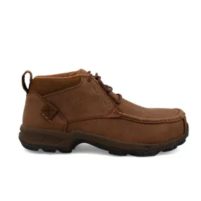 'Twisted X' Women's 4 Chukka Hiker WP Steel Toe - Brown Patina