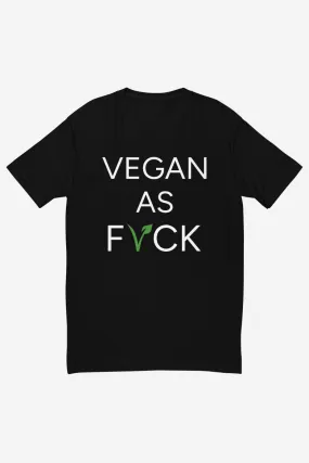 Vegan as Fvck Men's Fitted T-Shirt