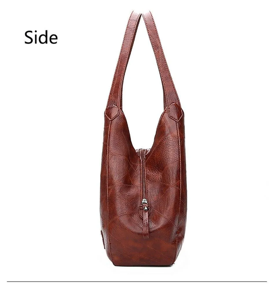 Vintage Leather Shoulder Bags For Women